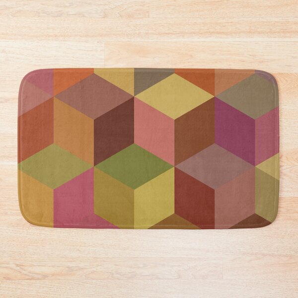 Item preview, Warm Autumn 3D Cubes designed and sold by capricedefille.