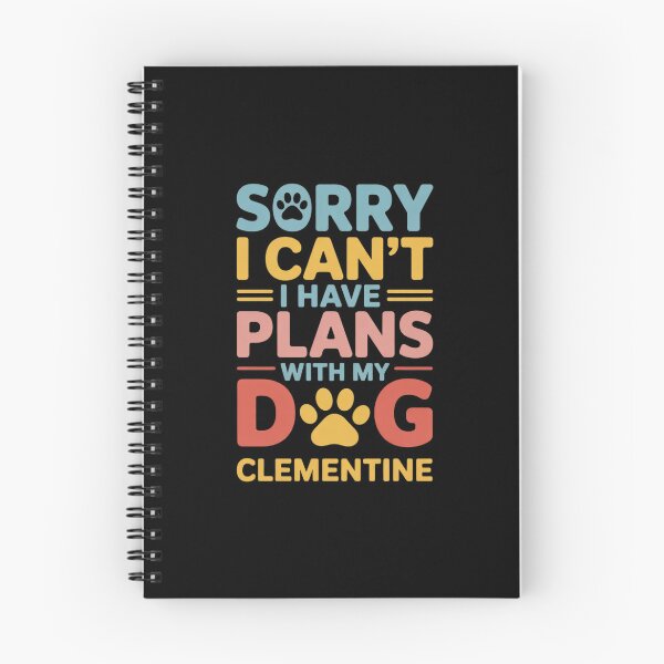 Item preview, Dog Name Clementine Personalised Busy With My Dog  designed and sold by PowAcademy.