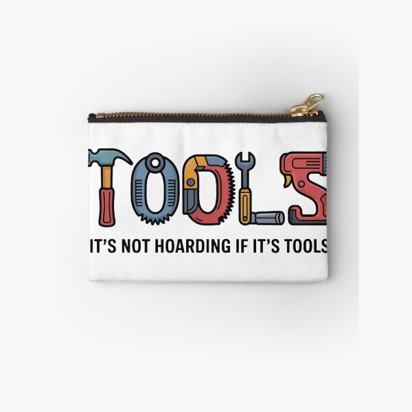 Item preview, TOOLS Typography Design – Handyman Carpenter DIY “It’s Not Hoarding If It’s Tools” designed and sold by WSPrintCrafter.