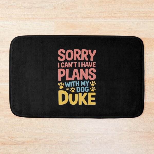Item preview, Dog Name Duke Personalised Busy With My Dog Duke Men Women Kids  designed and sold by MythWoot.
