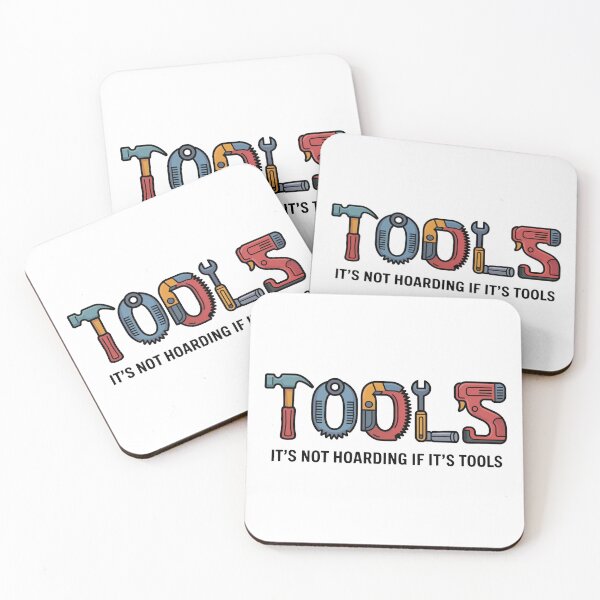 Item preview, TOOLS Typography Design – Handyman Carpenter DIY “It’s Not Hoarding If It’s Tools” designed and sold by WSPrintCrafter.