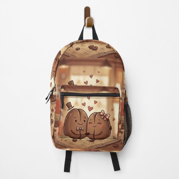Item preview, Coffee Bean Love Couple - Cute Cartoon Art designed and sold by M3PicsStudio.