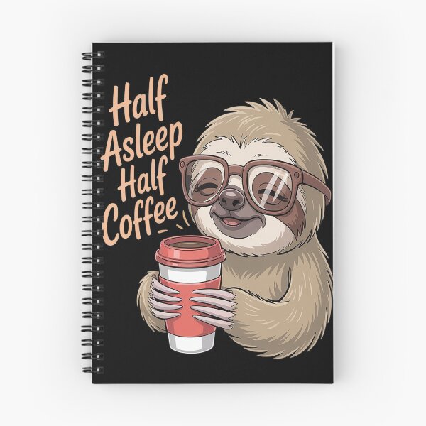 Item preview, Half Asleep Half Coffee Coffee Lover designed and sold by orlodrake.