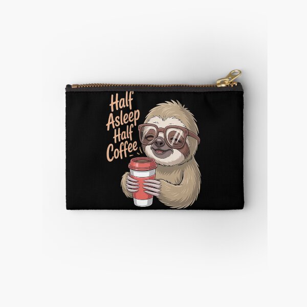 Item preview, Half Asleep Half Coffee Coffee Lover designed and sold by orlodrake.