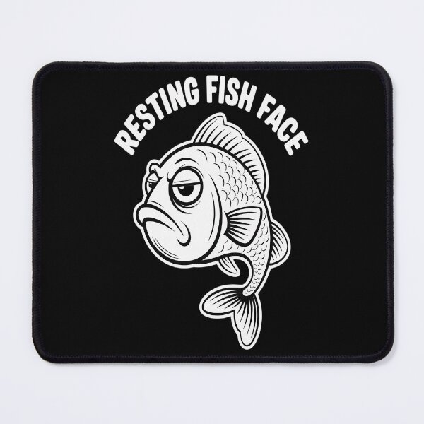 Item preview, Resting Fish Face Minimal Nautical Slanted Sans Serif designed and sold by Lucaseinar.