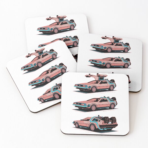 Item preview, Vintage Classic Car Delorean Design Exclusive designed and sold by PrintCarClub.