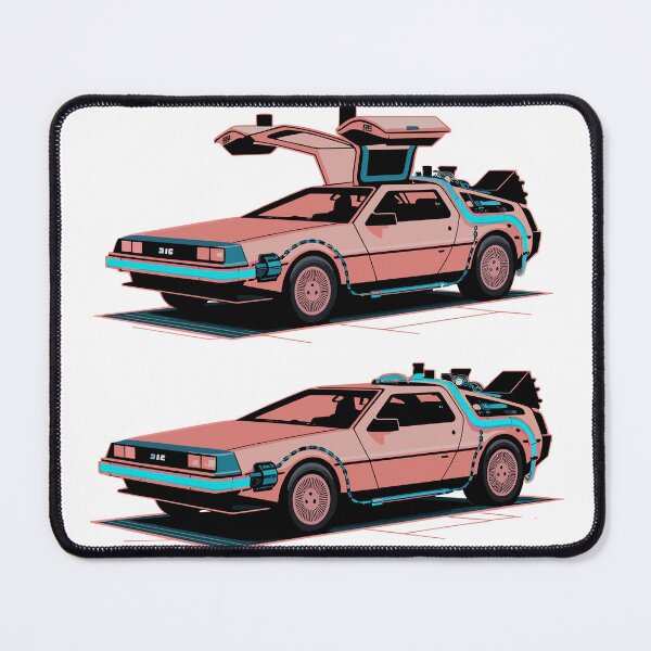 Item preview, Vintage Classic Car Delorean Design Exclusive designed and sold by PrintCarClub.