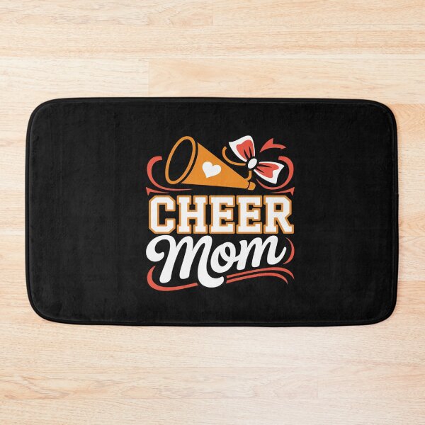 Item preview, Orange Coquette Pom Poms Bow Cheer Mom Mama Cheerleading designed and sold by VladimiaPutin.