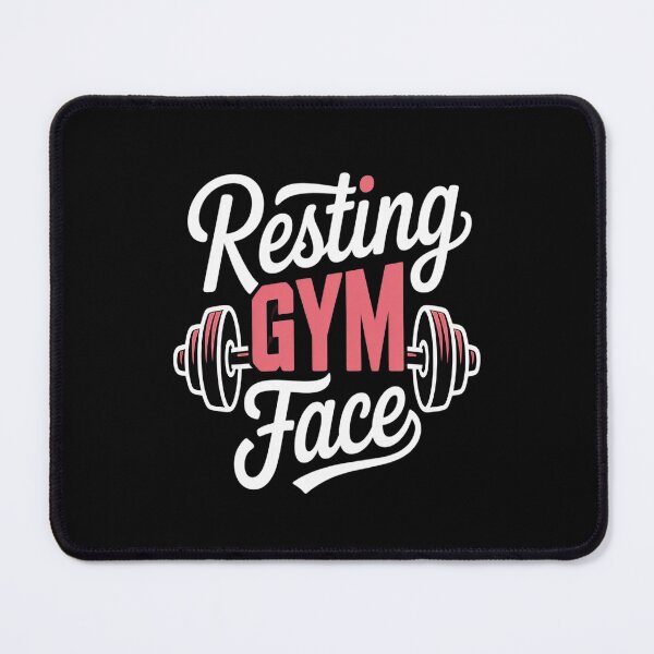 Item preview, resting gym face cool workout fitness saying quote designed and sold by Lucaseinar.