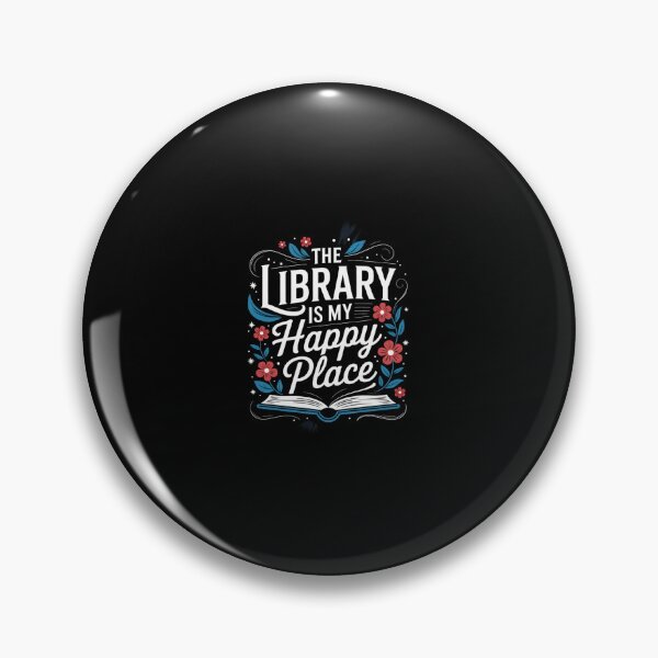 Item preview, The Library Is My Happy Place, Librarian and Booklover  designed and sold by CombatTask.