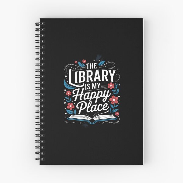 Item preview, The Library Is My Happy Place, Librarian and Booklover  designed and sold by CombatTask.