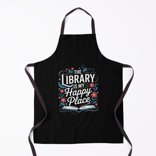 Item preview, The Library Is My Happy Place, Librarian and Booklover  designed and sold by CombatTask.
