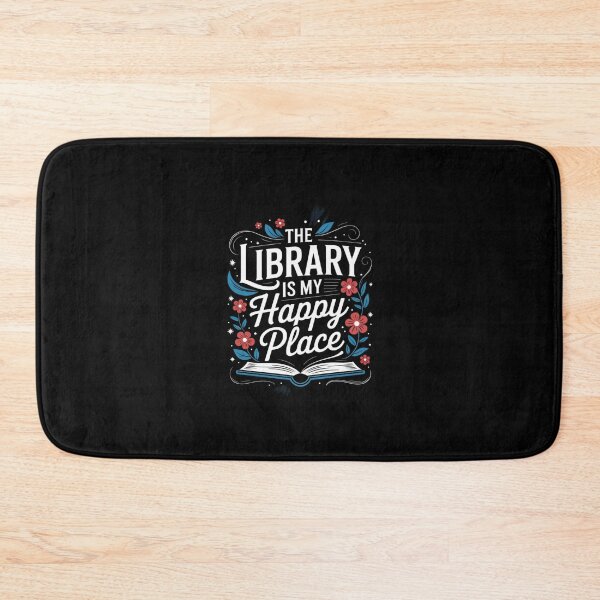 Item preview, The Library Is My Happy Place, Librarian and Booklover  designed and sold by CombatTask.
