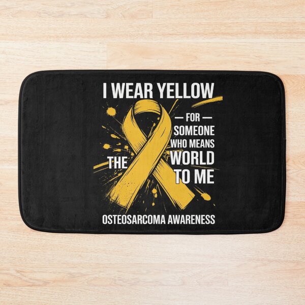 Item preview, Osteosarcoma Awareness Wear Yellow Ribbon Bone Cancer designed and sold by VladimiaPutin.