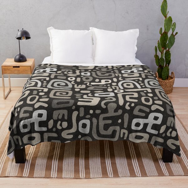 Item preview, Playful Abstract Tribal Symbols Seamless Pattern designed and sold by SylvieVibes.