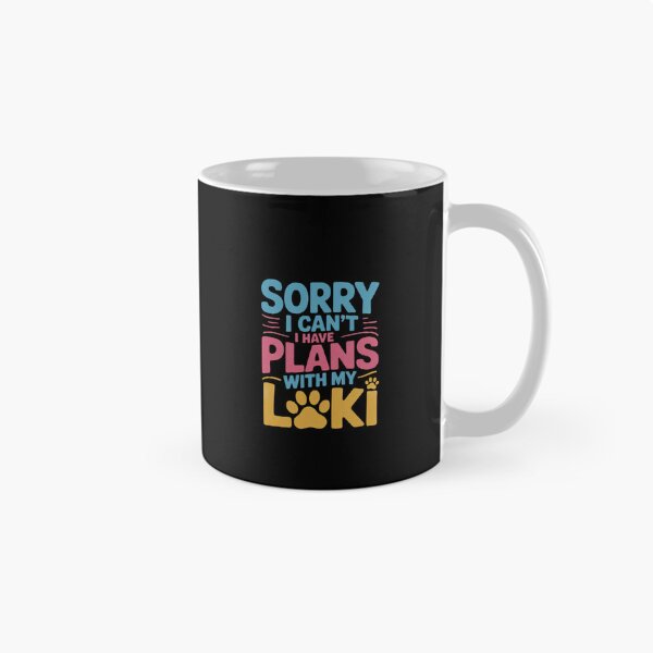 Item preview, Dog Name Loki Personalised Busy With My Dog Loki  designed and sold by PowAcademy.