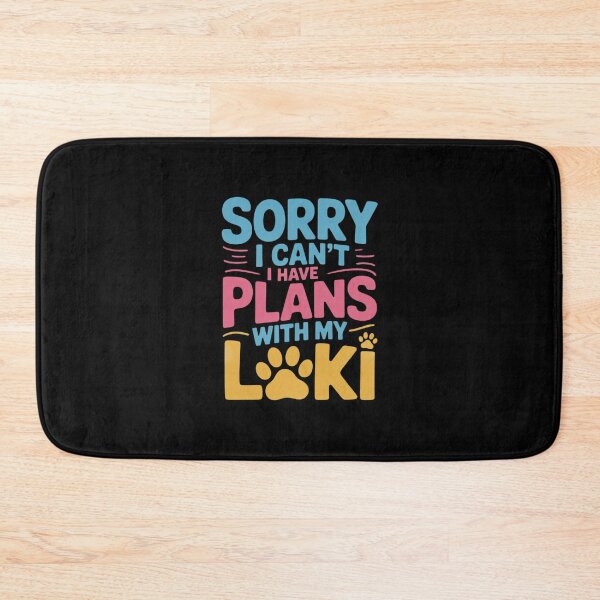 Item preview, Dog Name Loki Personalised Busy With My Dog Loki  designed and sold by PowAcademy.