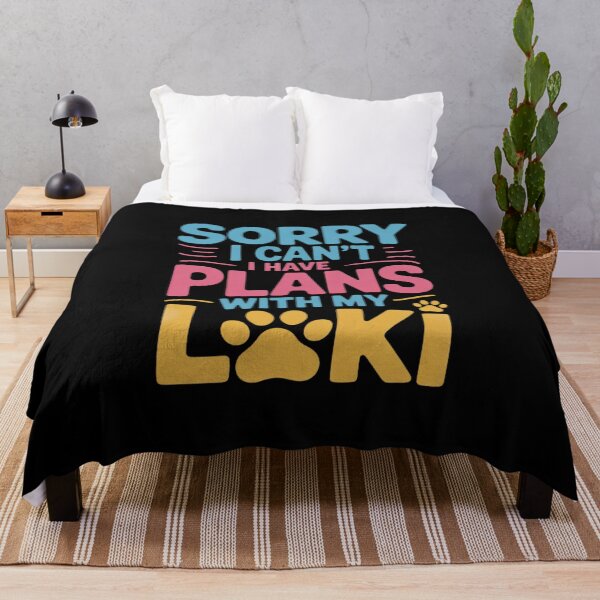 Item preview, Dog Name Loki Personalised Busy With My Dog Loki  designed and sold by PowAcademy.