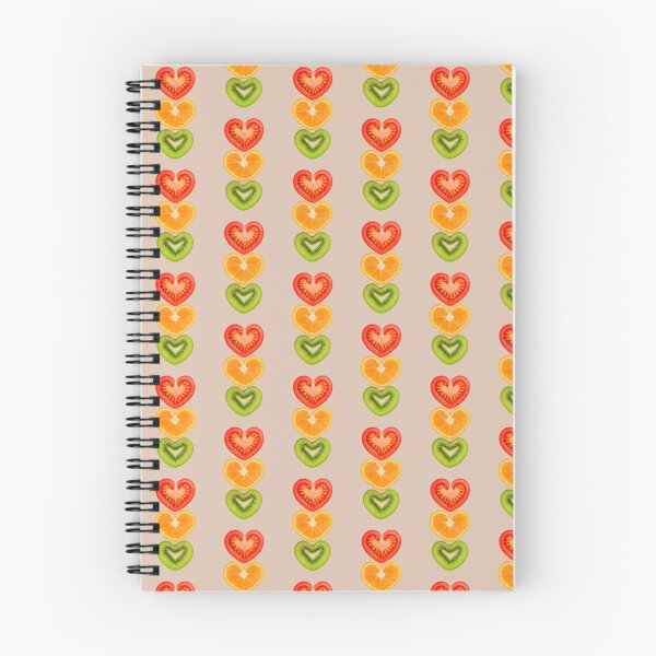 Item preview, Ilustración de corazón de fruta: tomate, naranja y kiwi, diseño estético de comida saludable. designed and sold by Rangmanch.