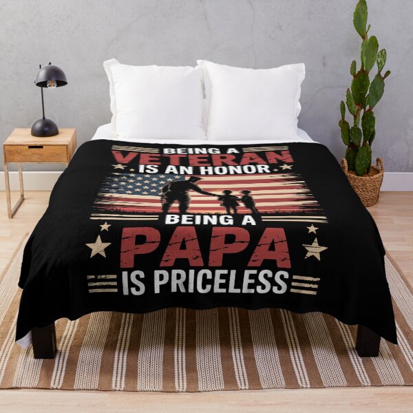 Item preview, Being A Veteran Is An Honor Being Papa Is Priceless designed and sold by DianaStantzo.