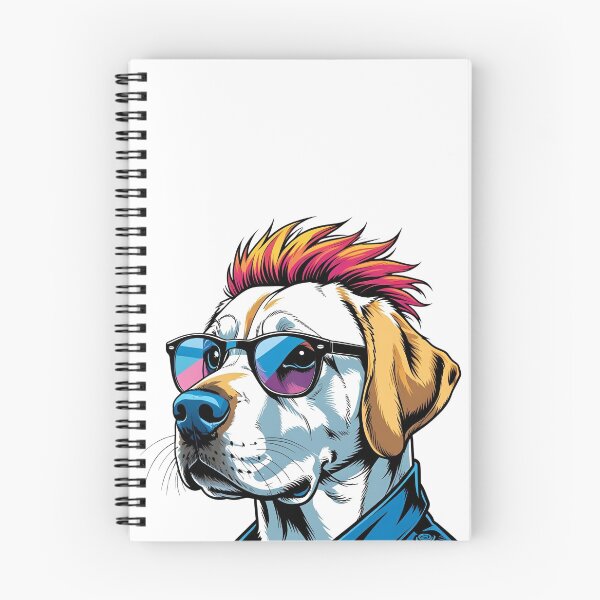 Item preview, Punk Labrador Retriever Dog Portrait designed and sold by Spectral2.