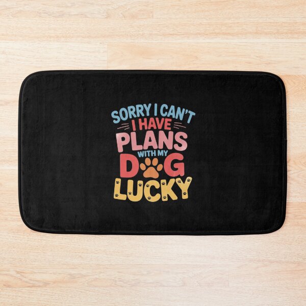 Item preview, Dog Name Lucky Personalised Busy With My Dog Lucky  designed and sold by MythWoot.