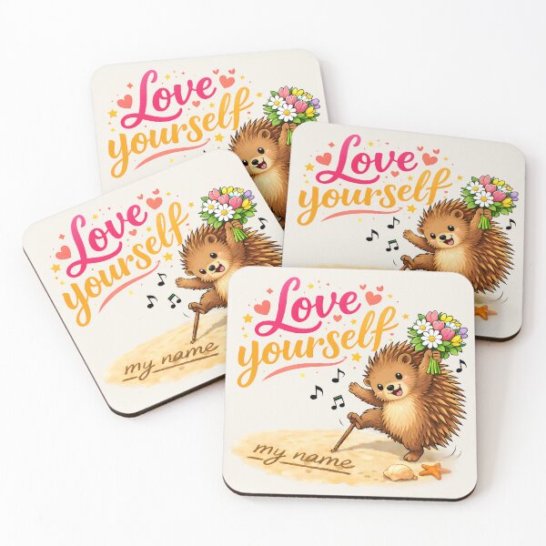 Item preview, Cute Dancing Love Yourself Porcupine illustration designed and sold by shmupod.