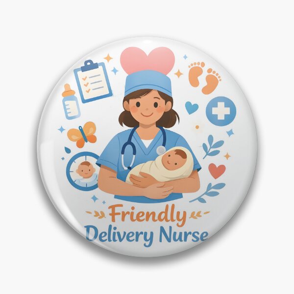 Item preview, doula Delivery Nurse designed and sold by Uglyandcute.