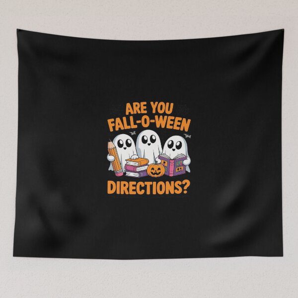 Item preview, are You Fall O Ween Directions Halloween Teacher Ghosts  designed and sold by SyntaxClaw.