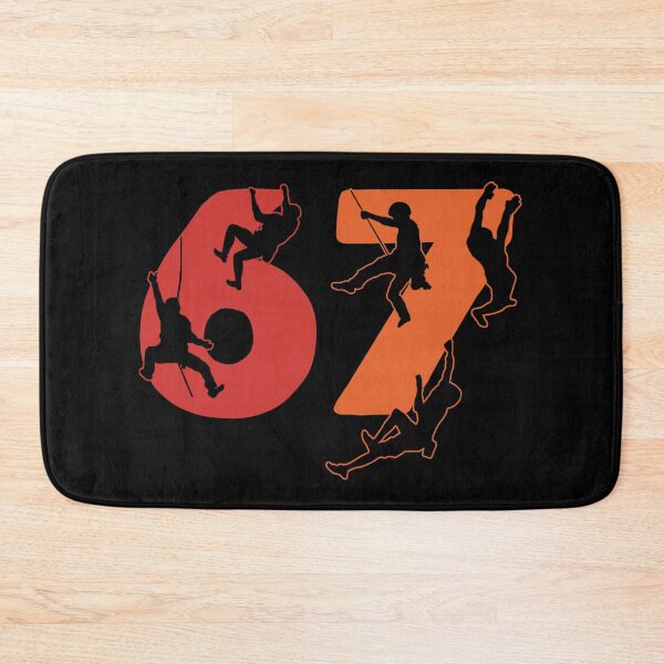 Item preview, Six Seven Bruh 67 Meme Funny Cool T-Shirt – Rock Climbers Vector designed and sold by LashondaGreen89.
