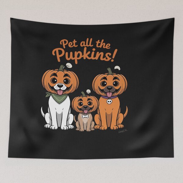 Item preview, Pet all the pupkins Halloween designed and sold by VladimiaPutin.