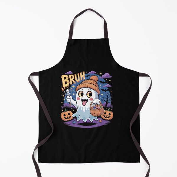 Item preview, Bruh Ghost Halloween Ghost Trick Or Treat Candy designed and sold by RayhendersonArt.