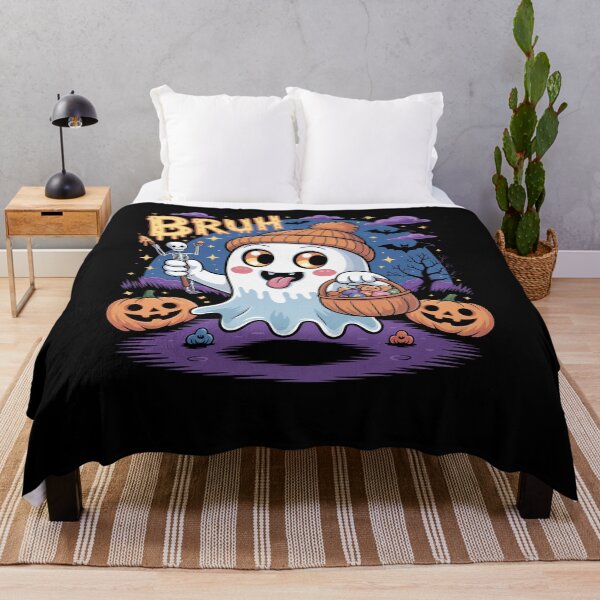Item preview, Bruh Ghost Halloween Ghost Trick Or Treat Candy designed and sold by RayhendersonArt.