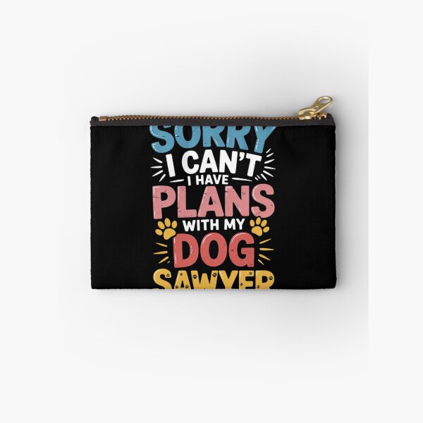 Item preview, Dog Name Sawyer Personalised Busy With My Dog Sawyer  designed and sold by PowAcademy.