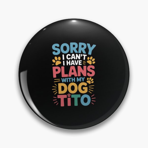Item preview, Dog Name Tito Personalised Busy With My Dog Tito  designed and sold by MythWoot.