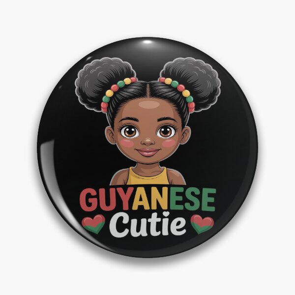 Item preview, Cutie Girl Flag Colors Guyana Cultural Pride designed and sold by Slwankol.