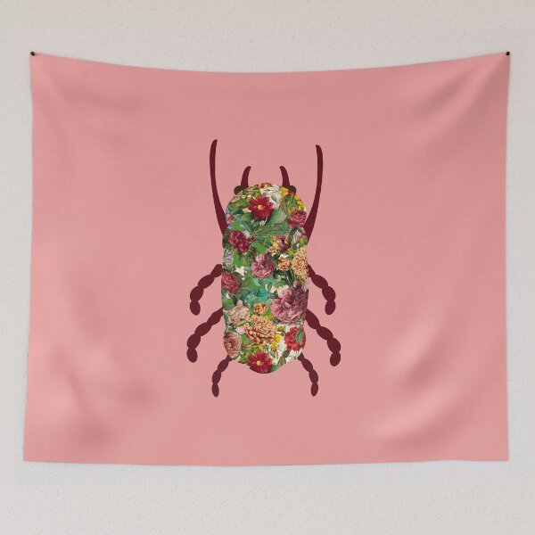 Item preview, Floral Pattern Beetle Design designed and sold by capricedefille.
