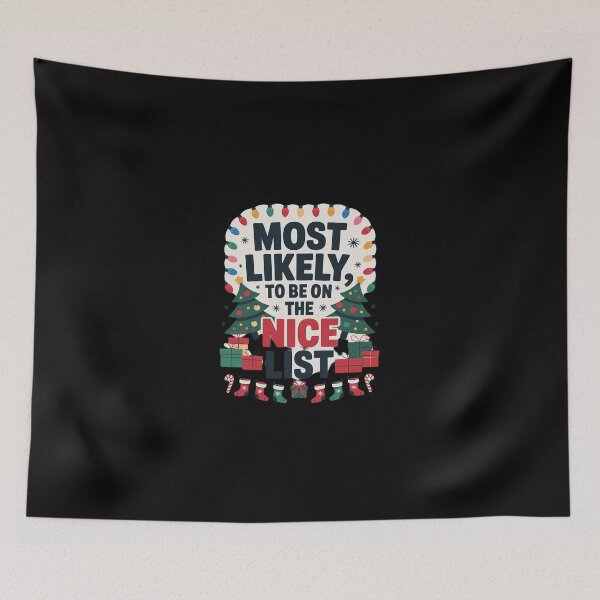 Item preview, Christmas Most Likely To Be On The Nice List Family Kids  designed and sold by SyntaxClaw.