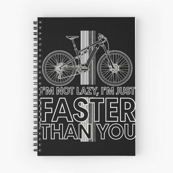 Item preview, Funny E-Bike MTB Quote I'm Not Lazy Just Faster Mountain Bike designed and sold by Cedinho.