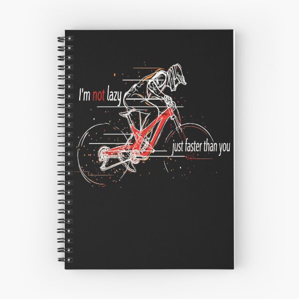 Item preview, Funny E-Bike MTB Quote I'm Not Lazy Just Faster Mountain Bike designed and sold by Cedinho.