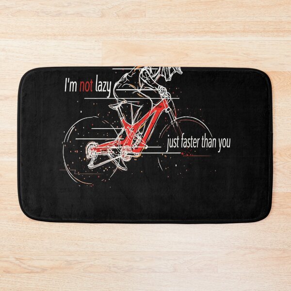 Item preview, Funny E-Bike MTB Quote I'm Not Lazy Just Faster Mountain Bike designed and sold by Cedinho.