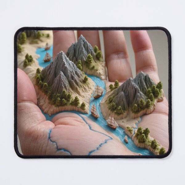 Item preview, Tiny Ships Sailing Across a Living Continent designed and sold by Wonderful Designs.