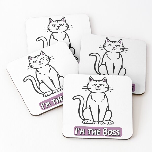 Item preview, I’m The Boss Cat - Funny Confident Cat Quote | Boss Attitude Gift Tee designed and sold by ProQ Creative Prints.
