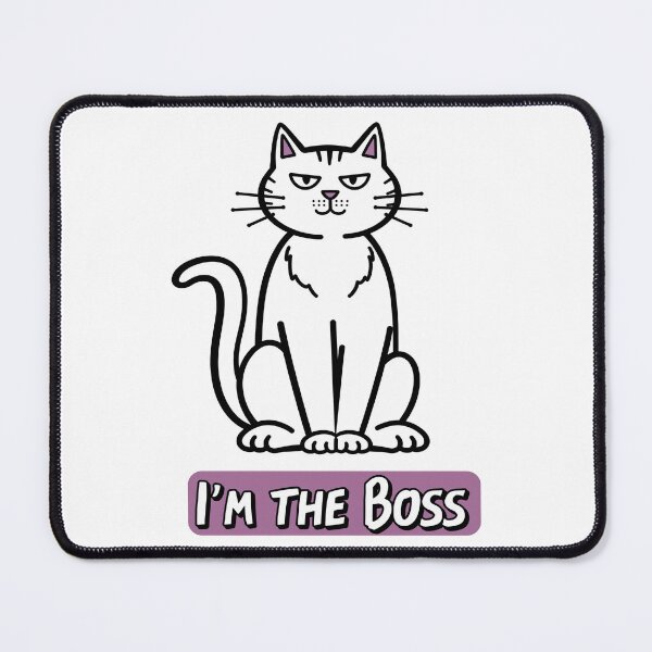 Item preview, I’m The Boss Cat - Funny Confident Cat Quote | Boss Attitude Gift Tee designed and sold by ProQ Creative Prints.