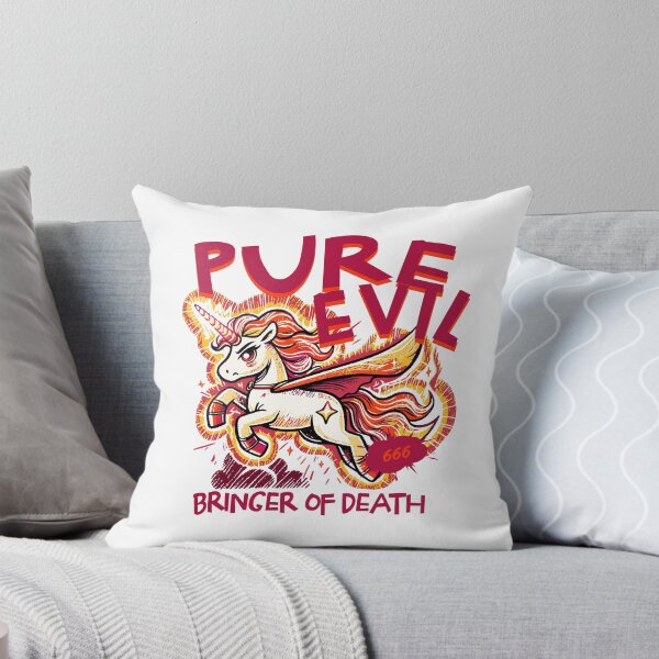 Item preview, Pure Evil Unicorn – Dark Humor “Bringer of Death” Fantasy Design designed and sold by onlin3boutiqu3.