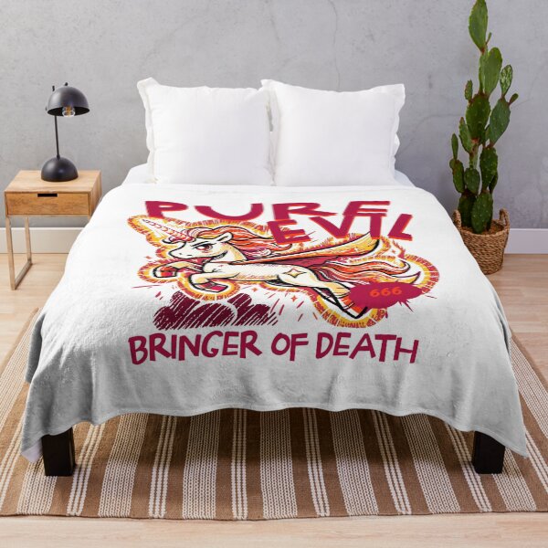 Item preview, Pure Evil Unicorn – Dark Humor “Bringer of Death” Fantasy Design designed and sold by onlin3boutiqu3.