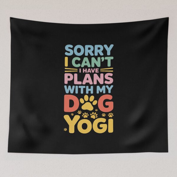 Item preview, Dog Name Yogi Personalised Busy With My Dog Yogi  designed and sold by MythWoot.