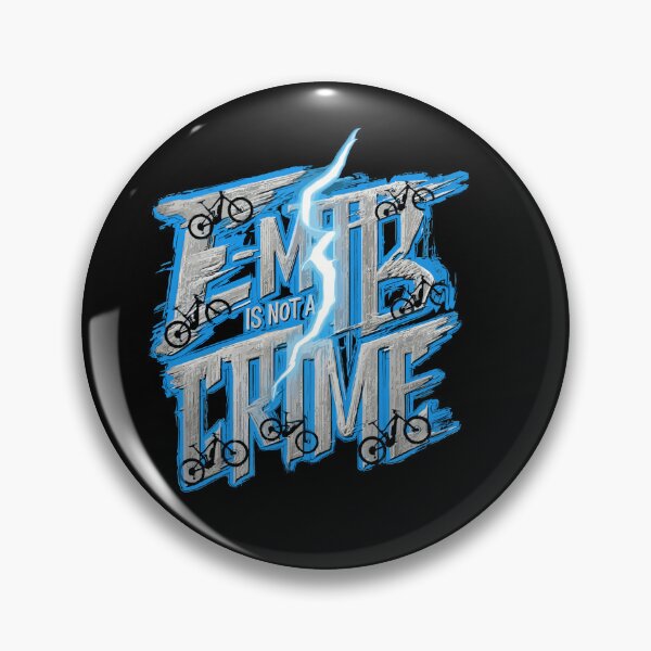 Item preview, E-MTB Is Not A Crime Electric Mountain Bike Lightning Bolt designed and sold by Cedinho.