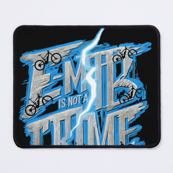Item preview, E-MTB Is Not A Crime Electric Mountain Bike Lightning Bolt designed and sold by Cedinho.