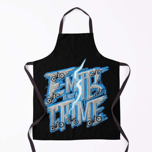 Item preview, E-MTB Is Not A Crime Electric Mountain Bike Lightning Bolt designed and sold by Cedinho.